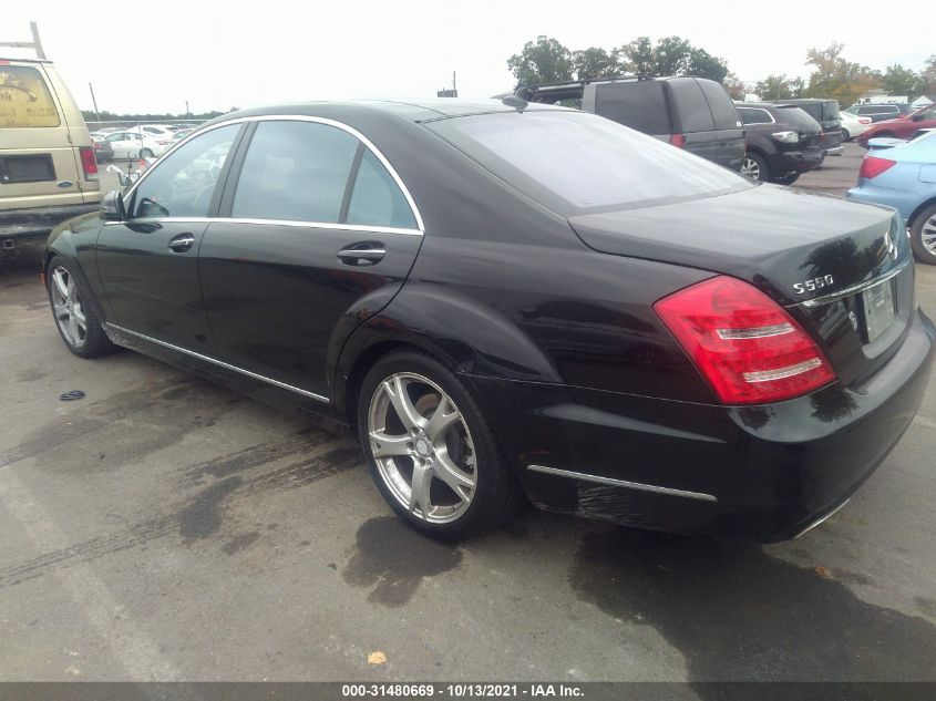 2013 MERCEDES-BENZ S-CLASS S 550 WDDNG9EB3DA533272