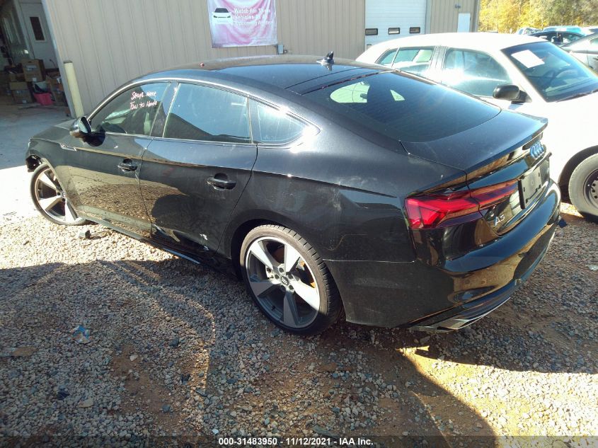2021 AUDI A5 SPORTBACK S LINE PREMIUM PLUS WAUFACF55MA004103