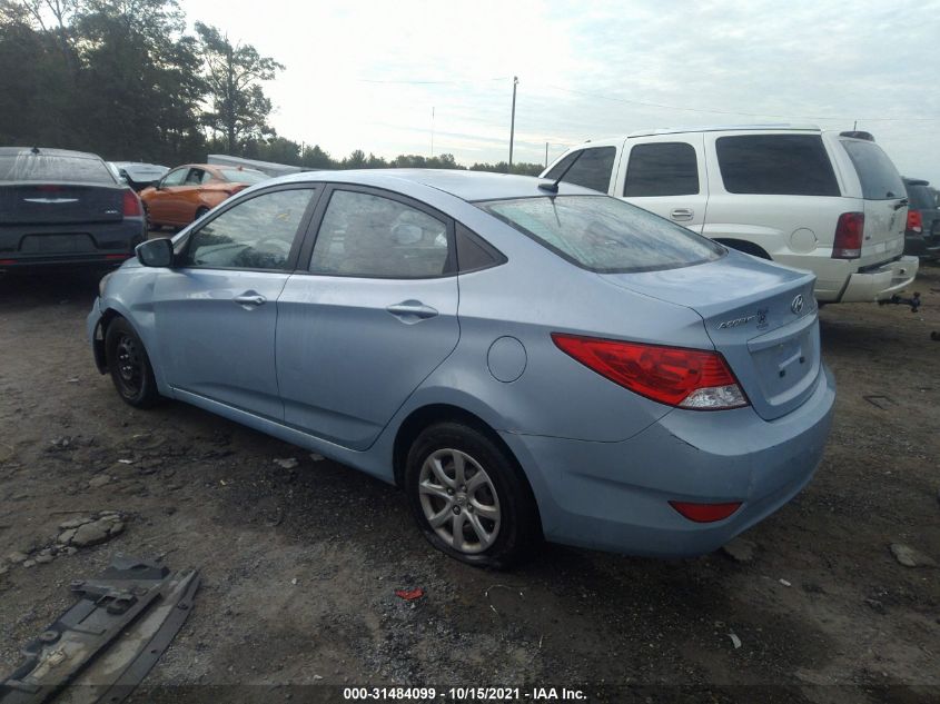 2013 HYUNDAI ACCENT GLS KMHCT4AE9DU585208