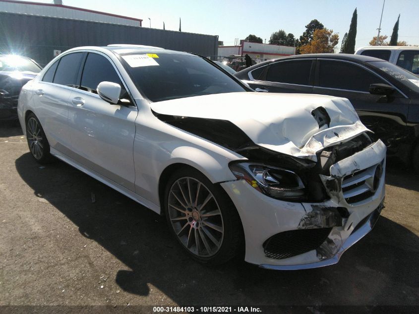 55SWF4JB4GU143477 2016 MERCEDES-BENZ C-CLASS, photo no. 1