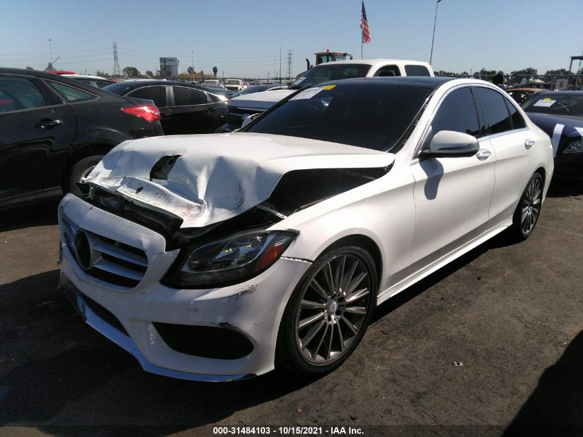 55SWF4JB4GU143477 2016 MERCEDES-BENZ C-CLASS - Image 2