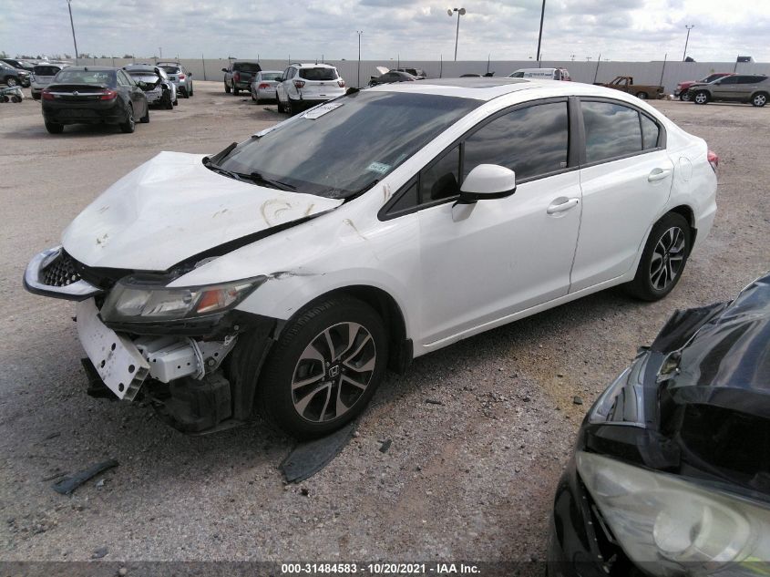 2013 HONDA CIVIC SDN EX 19XFB2F81DE076451