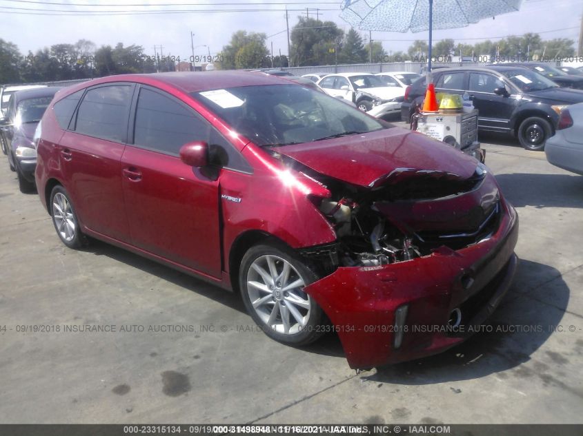 2014 TOYOTA PRIUS V TWO/THREE/FIVE JTDZN3EU7EJ014713