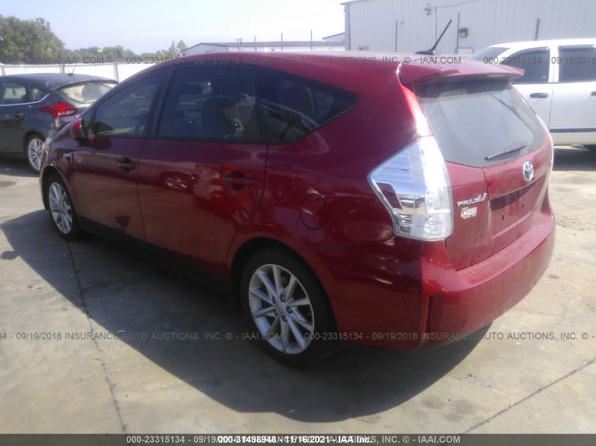 2014 TOYOTA PRIUS V TWO/THREE/FIVE JTDZN3EU7EJ014713