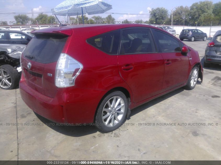 2014 TOYOTA PRIUS V TWO/THREE/FIVE JTDZN3EU7EJ014713