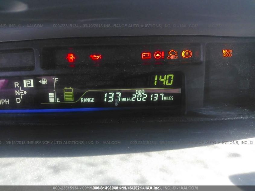 2014 TOYOTA PRIUS V TWO/THREE/FIVE JTDZN3EU7EJ014713