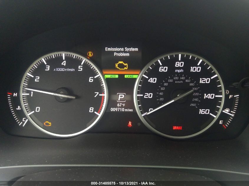 2020 ACURA ILX PKG 19UDE2F75LA010803