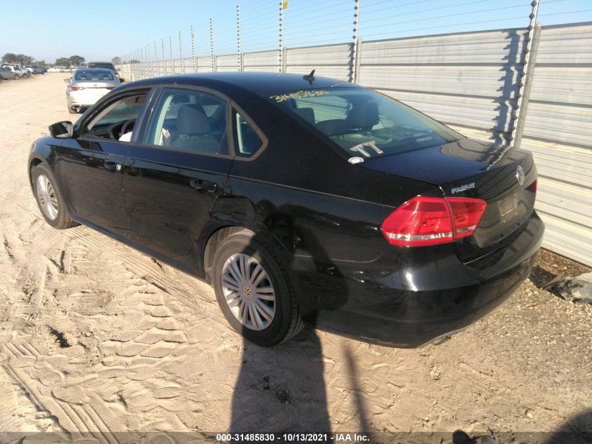 2014 VOLKSWAGEN PASSAT S 1VWAP7A36EC005434