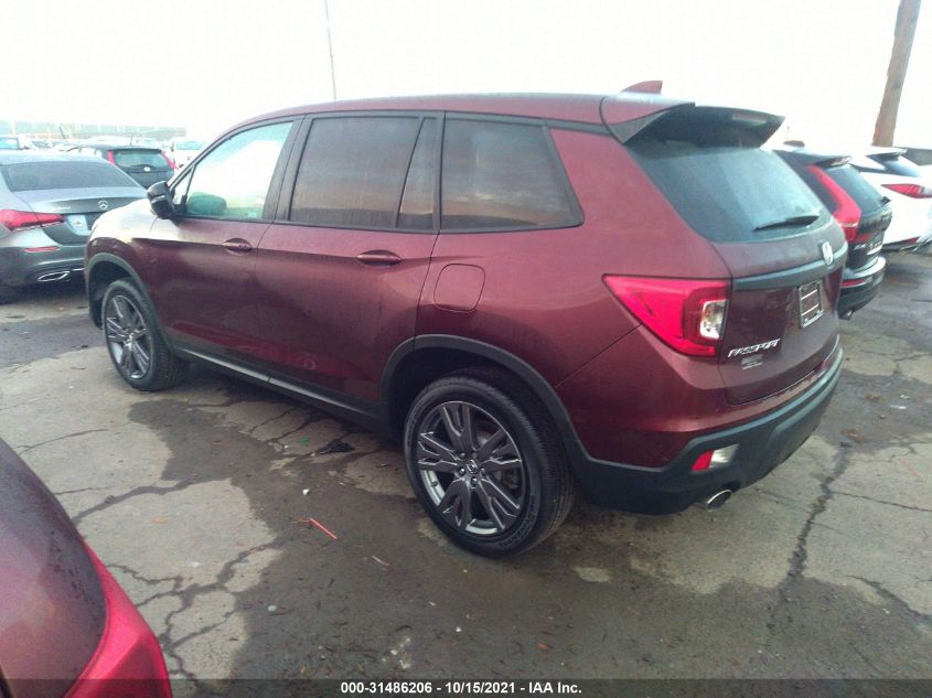 2021 HONDA PASSPORT EX-L 5FNYF8H51MB007949