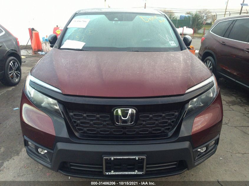 2021 HONDA PASSPORT EX-L 5FNYF8H51MB007949