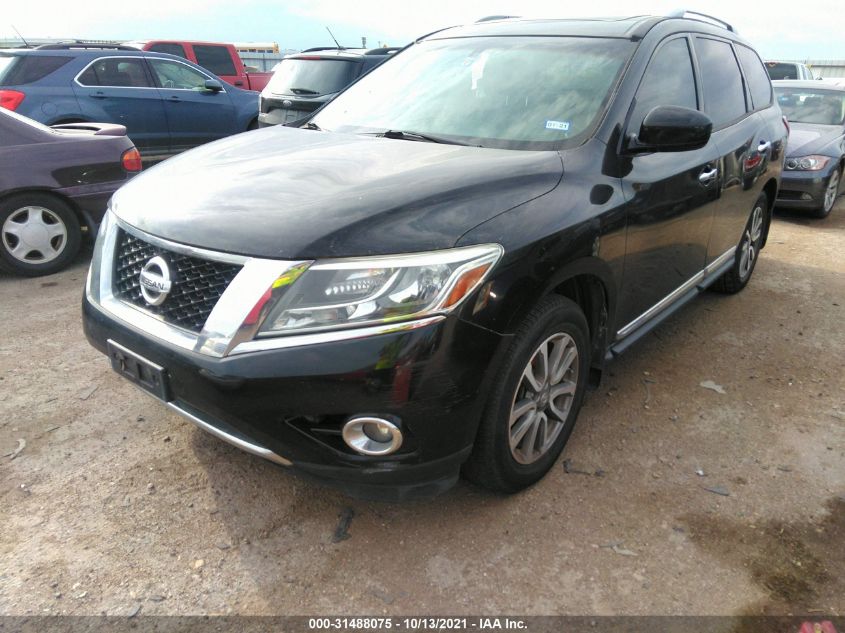 2013 NISSAN PATHFINDER SL 5N1AR2MN2DC624250