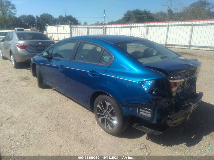 2013 HONDA CIVIC SDN EX 19XFB2F81DE090656