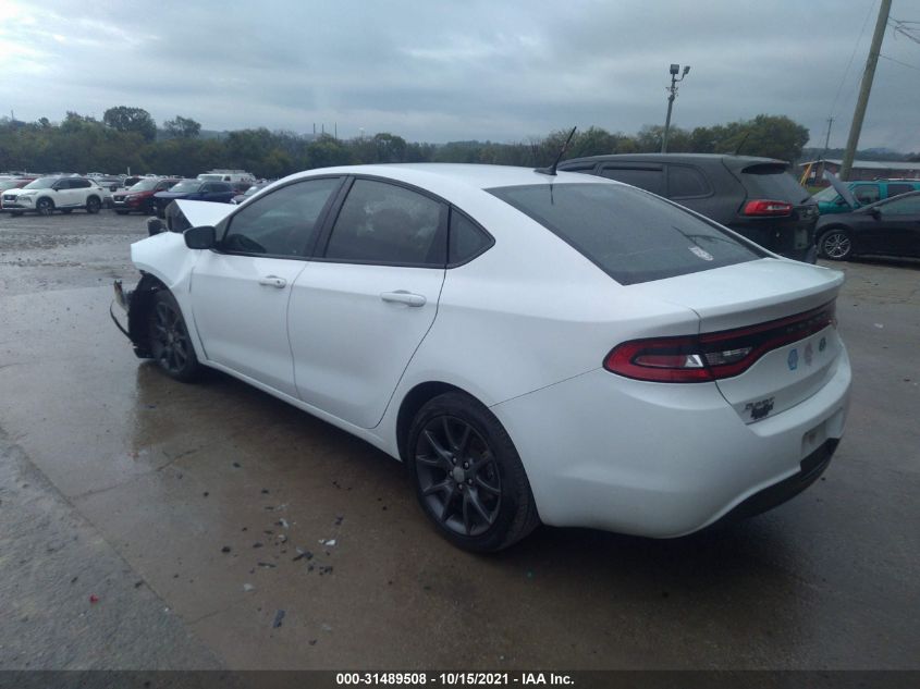 2015 DODGE DART SE 1C3CDFAA0FD433691