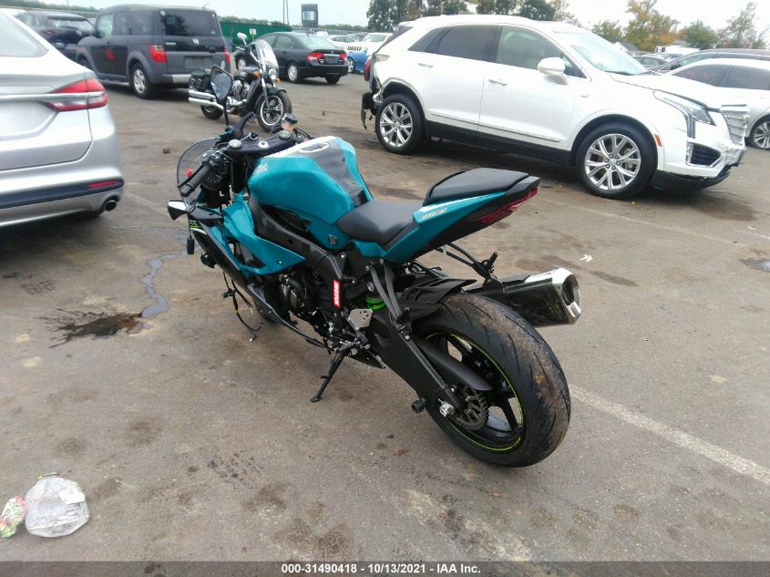 2021 KAWASAKI ZX636 K JKBZXJH12MA009181