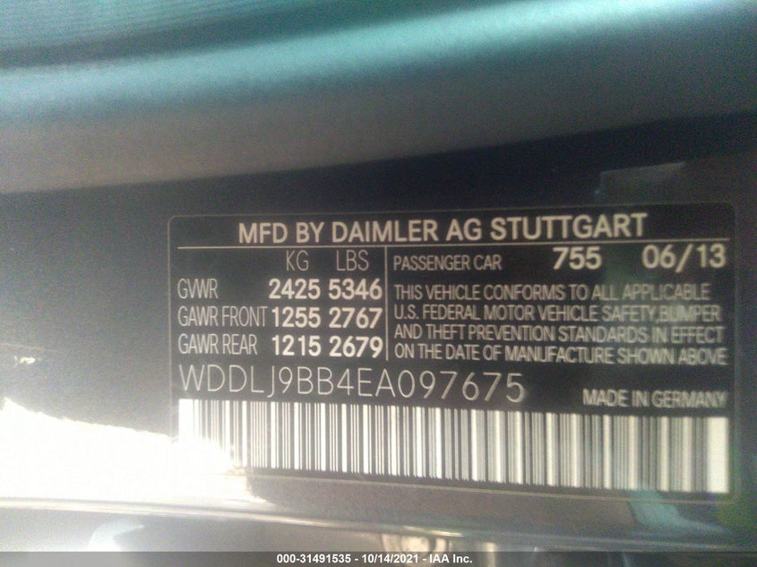 Mercedes-benz Cls-class 2014