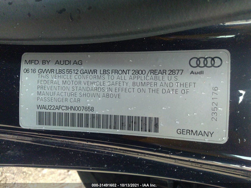 Audi A7 2017