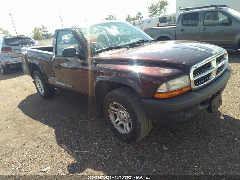 DODGE DAKOTA 2004. Lot# 31495423. VIN 1D7FL16K34S597340. Photo 1