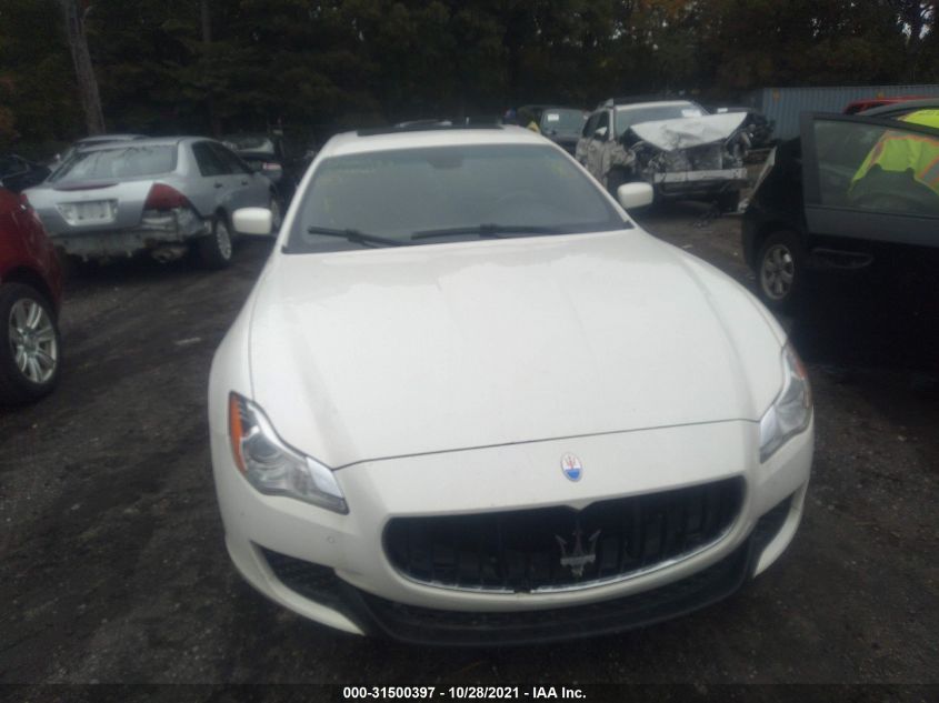 2014 MASERATI QUATTROPORTE S Q4 ZAM56RRA1E1086274