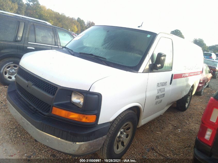 2014 CHEVROLET EXPRESS CARGO VAN 1GCSGAFX4E1187890