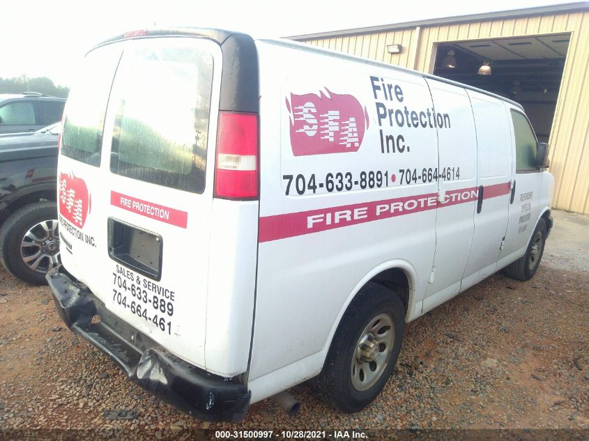 2014 CHEVROLET EXPRESS CARGO VAN 1GCSGAFX4E1187890