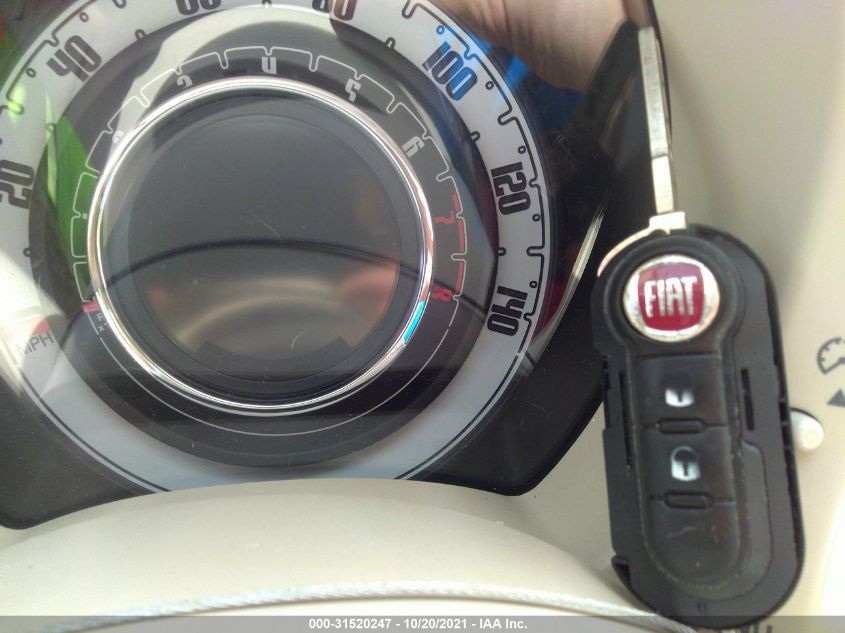 2013 FIAT 500 LOUNGE 3C3CFFCR7DT579834
