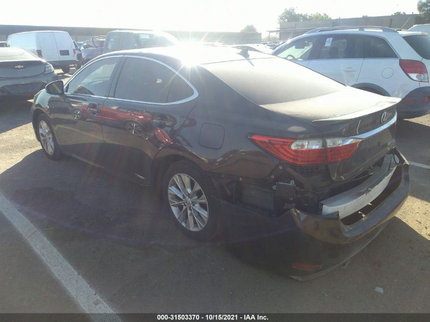 2013 LEXUS ES 300H HYBRID JTHBW1GG3D2018064