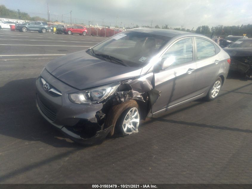 2014 HYUNDAI ACCENT GLS KMHCT4AEXEU669961