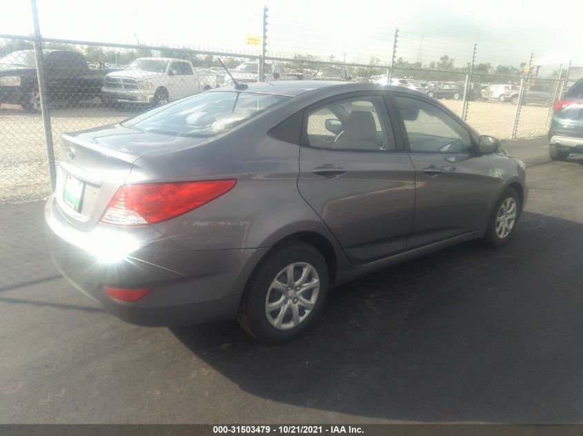 2014 HYUNDAI ACCENT GLS KMHCT4AEXEU669961