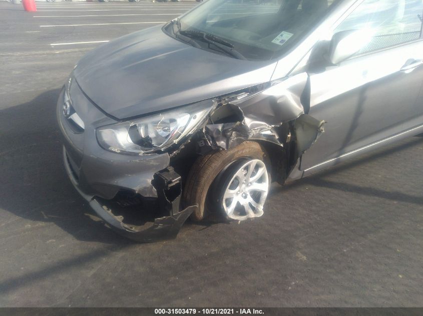 2014 HYUNDAI ACCENT GLS KMHCT4AEXEU669961