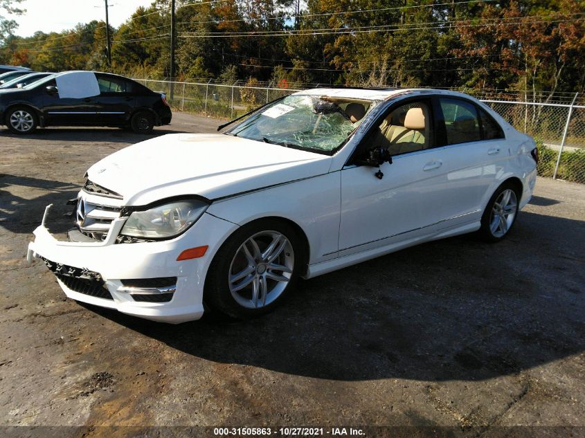 2013 MERCEDES-BENZ C-CLASS C 250 WDDGF4HB2DR263544