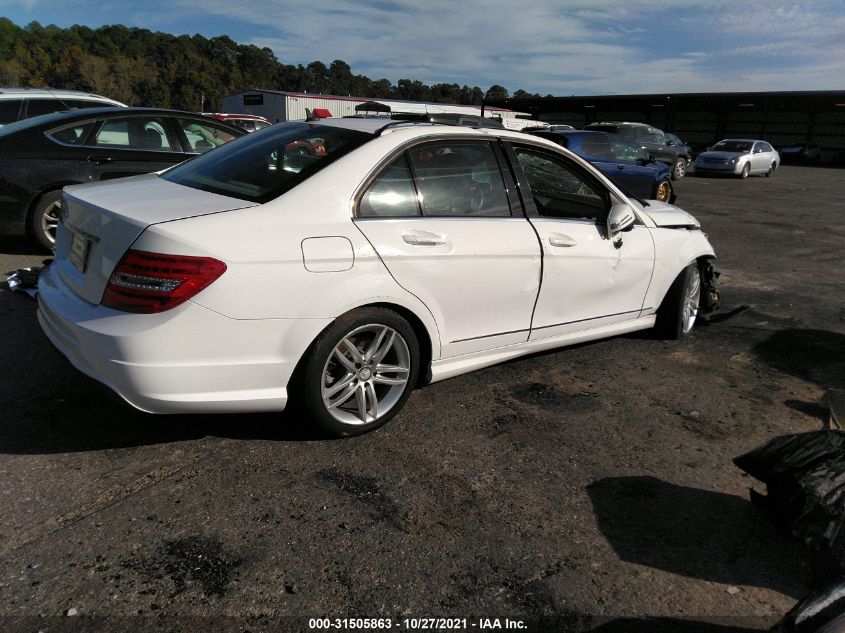2013 MERCEDES-BENZ C-CLASS C 250 WDDGF4HB2DR263544