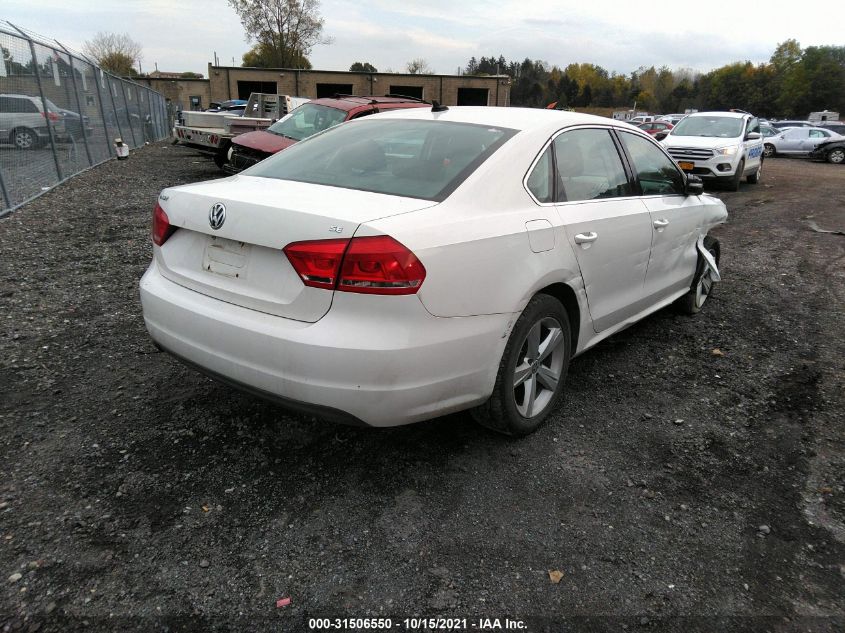 2013 VOLKSWAGEN PASSAT SE W/SUNROOF & NAV 1VWBP7A34DC047104