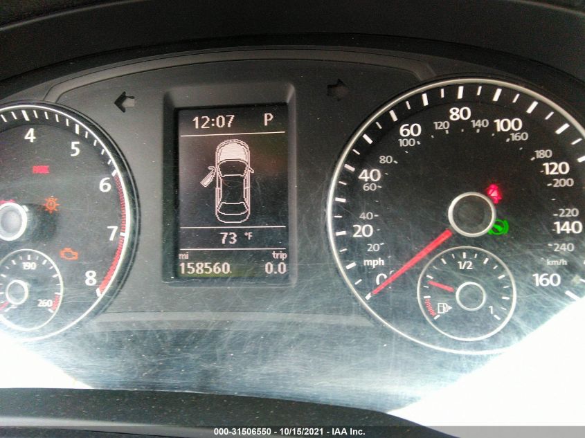 2013 VOLKSWAGEN PASSAT SE W/SUNROOF & NAV 1VWBP7A34DC047104