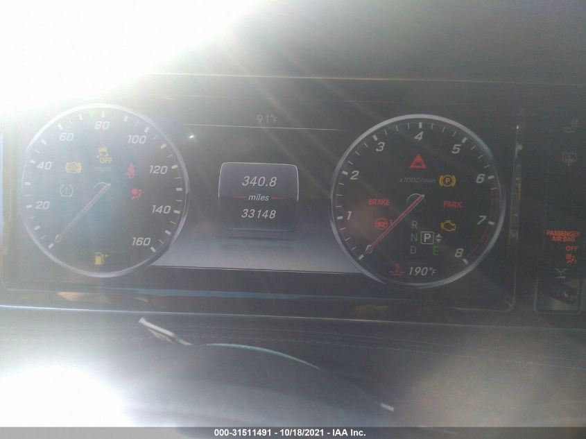 2015 MERCEDES-BENZ S-CLASS S 550 WDDUG8CB4FA184957