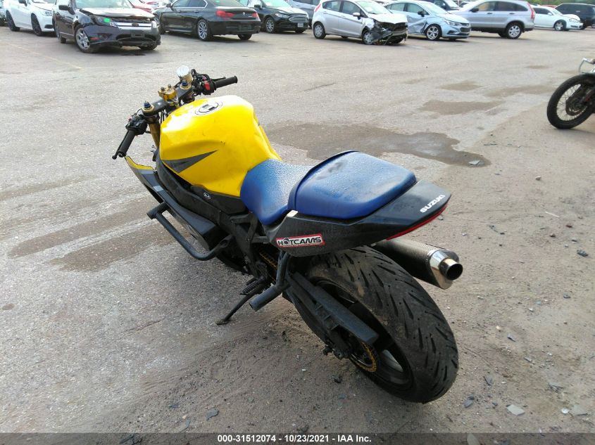 2004 SUZUKI GSX-R750 K JS1GR7JA642103495