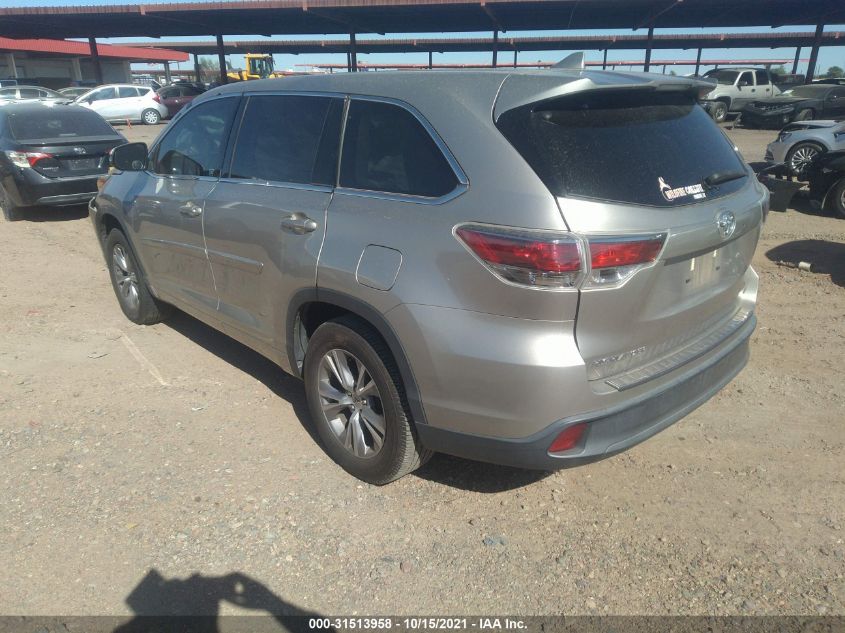 2015 TOYOTA HIGHLANDER LE 5TDZKRFH5FS114407