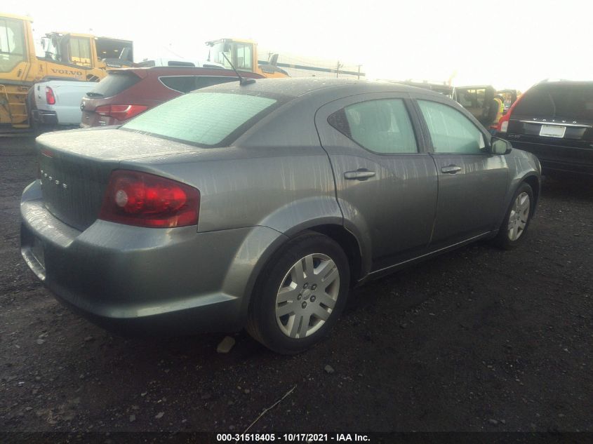 2013 DODGE AVENGER SE 1C3CDZAB4DN617551