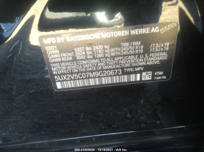 BMW X4 2021