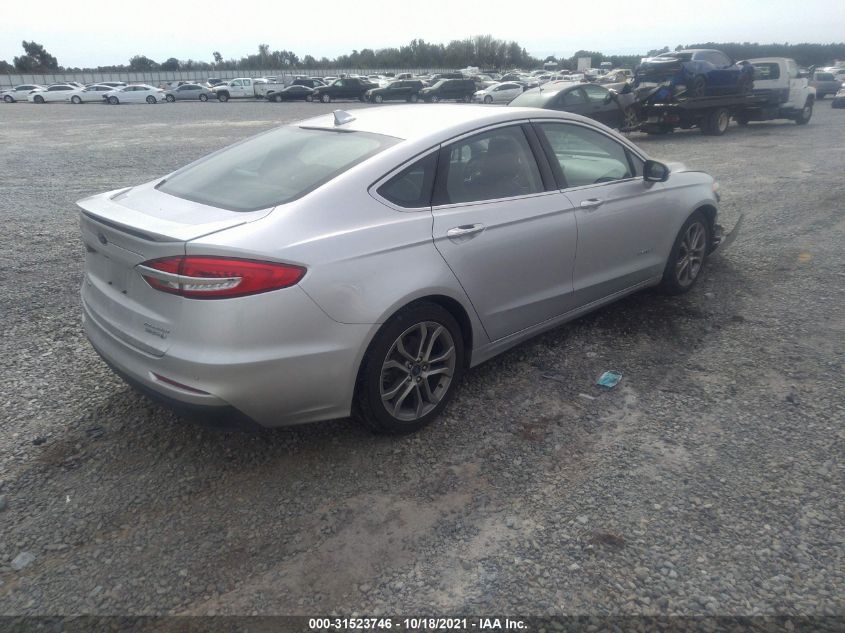 2019 FORD FUSION HYBRID TITANIUM 3FA6P0RU2KR105871
