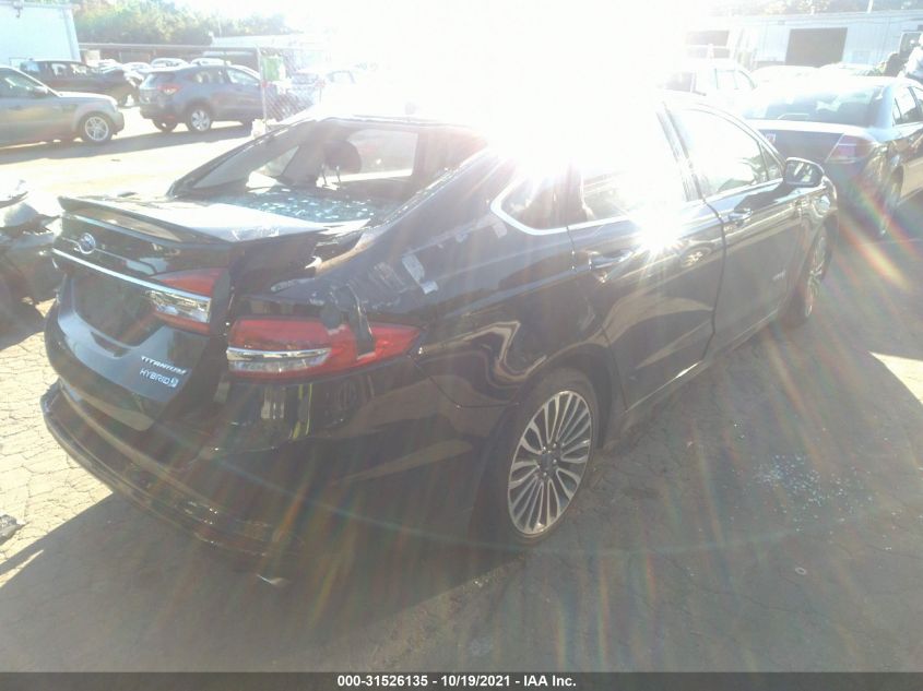 2018 FORD FUSION HYBRID TITANIUM 3FA6P0RU9JR234365