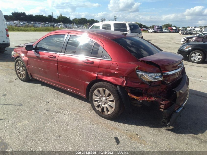 2014 CHRYSLER 200 LX 1C3CCBAB3EN211093