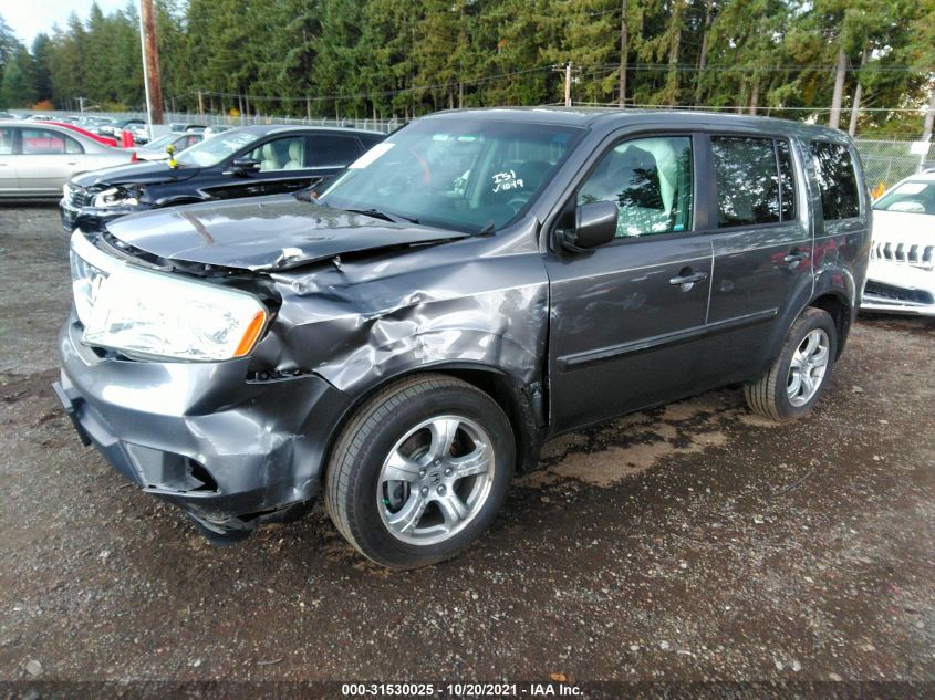 2013 HONDA PILOT EX 5FNYF4H44DB063559