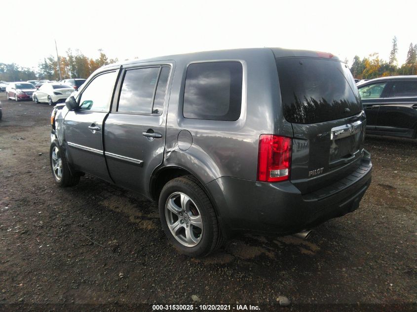 2013 HONDA PILOT EX 5FNYF4H44DB063559