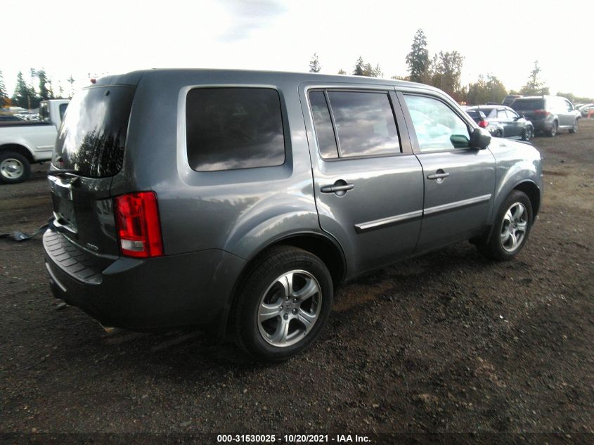 2013 HONDA PILOT EX 5FNYF4H44DB063559