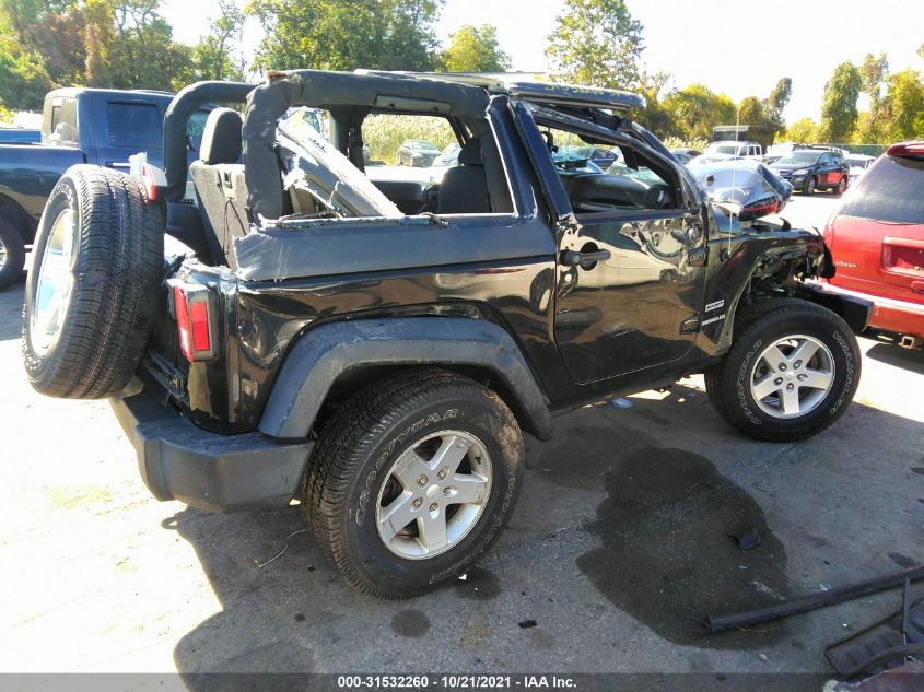 2014 JEEP WRANGLER SPORT 1C4AJWAG9EL314655