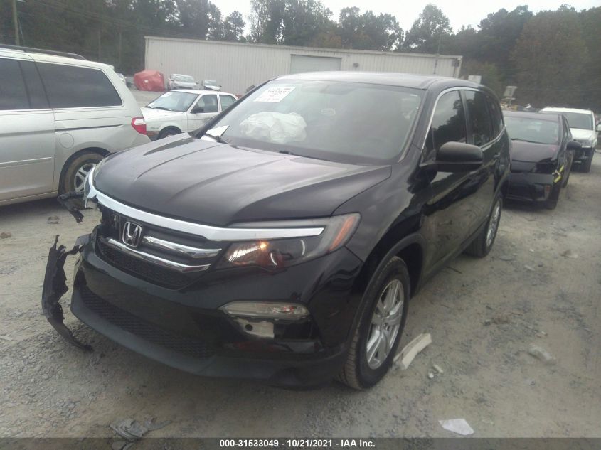 2017 HONDA PILOT LX 5FNYF5H10HB009256