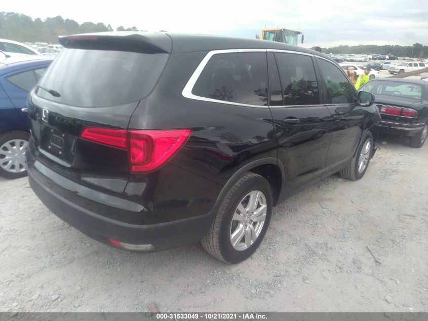 2017 HONDA PILOT LX 5FNYF5H10HB009256