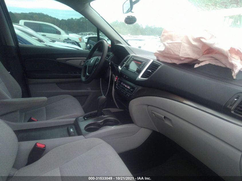 2017 HONDA PILOT LX 5FNYF5H10HB009256