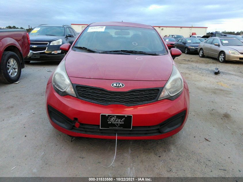 2014 KIA RIO LX KNADM4A38E6373214