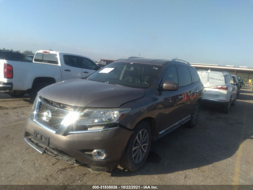 2014 NISSAN PATHFINDER SL 5N1AR2MN8EC623685